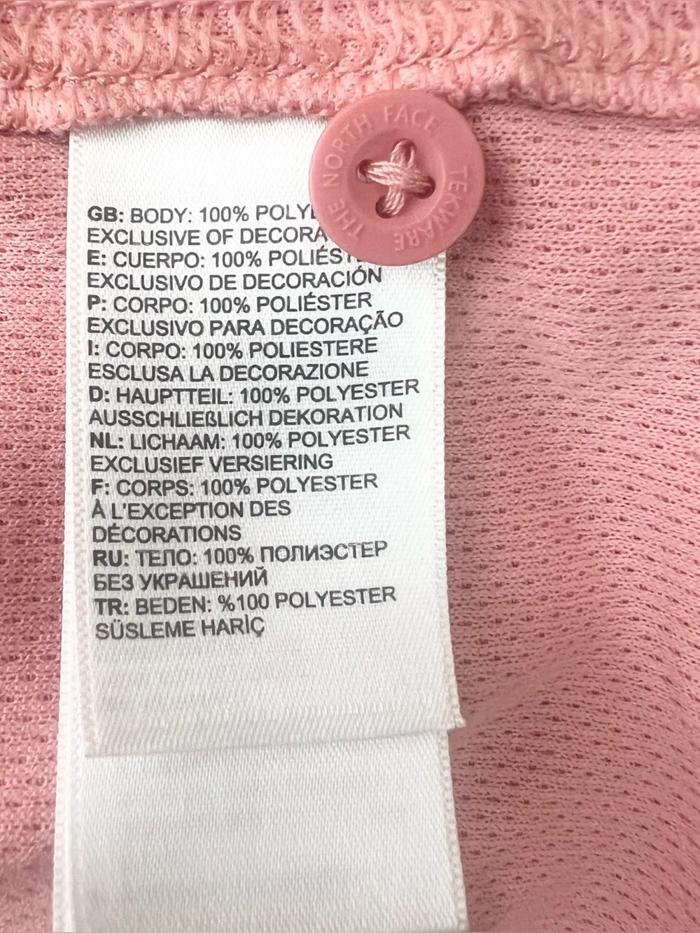 The North Face Salmon Pink Flash Dry Polo Shirt Size XL Moisture Wick Summer